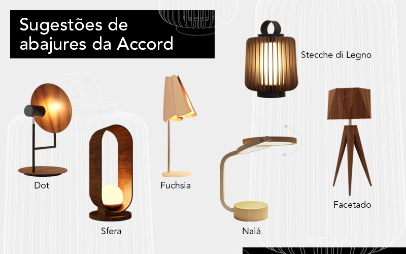 Banner modelos de abajur da Accord