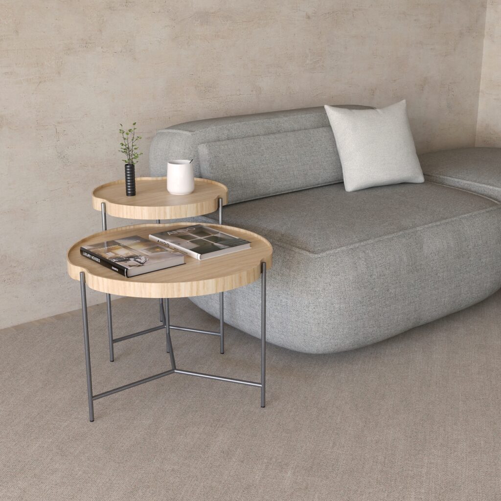 Flow Line side table by Accord Home