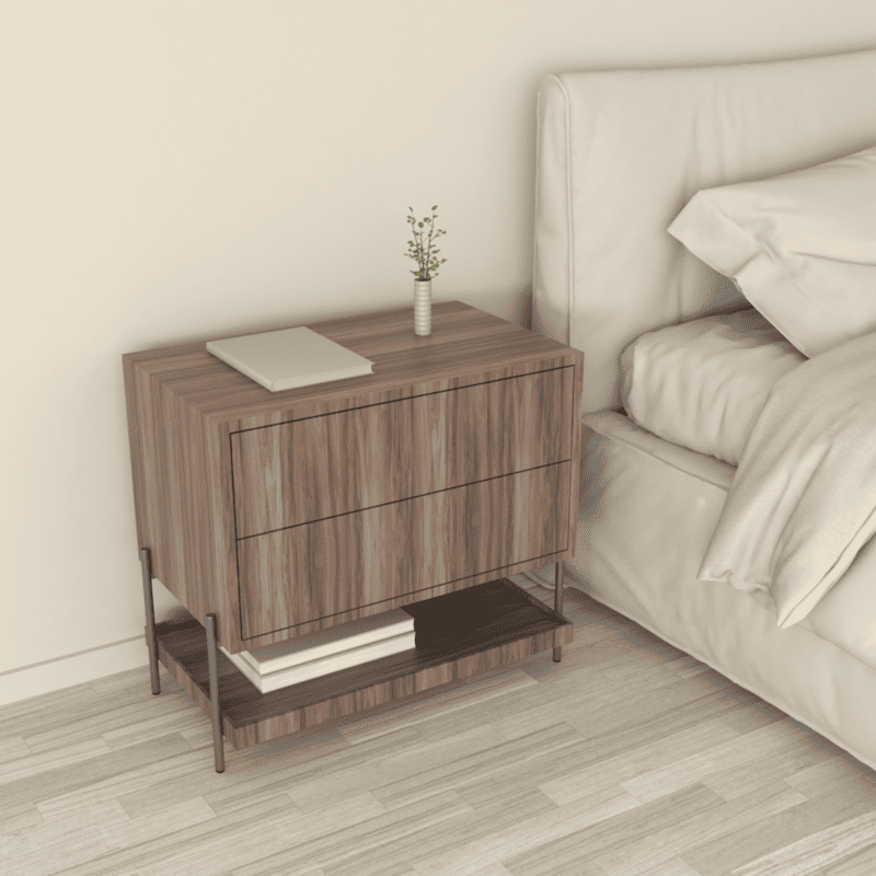 Clean line bedside table by Accord Home